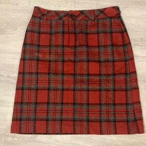 Eddie Bauer wool skirt